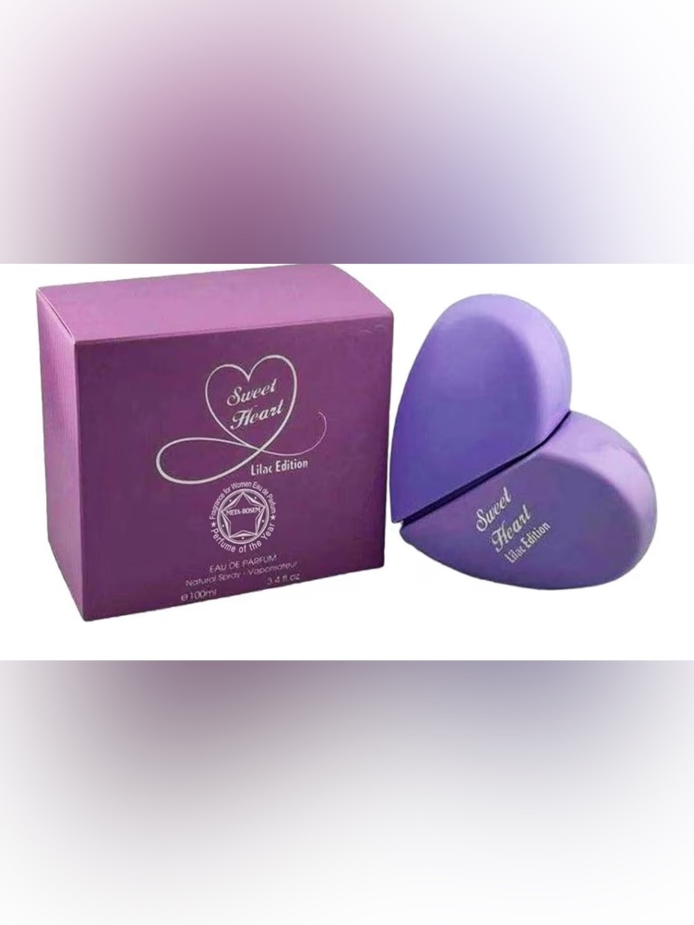 NWT , factory sealed
“Sweet Heart Lilac Edition”
Eau de Parfum (3.4
oz / 100 ml)